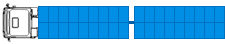 120-m3 road train (semitrailer + trailer)